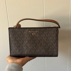 Michael Kors Brown Monogram Handbag